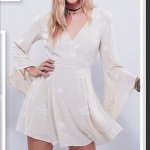 Free People floral flowy dress